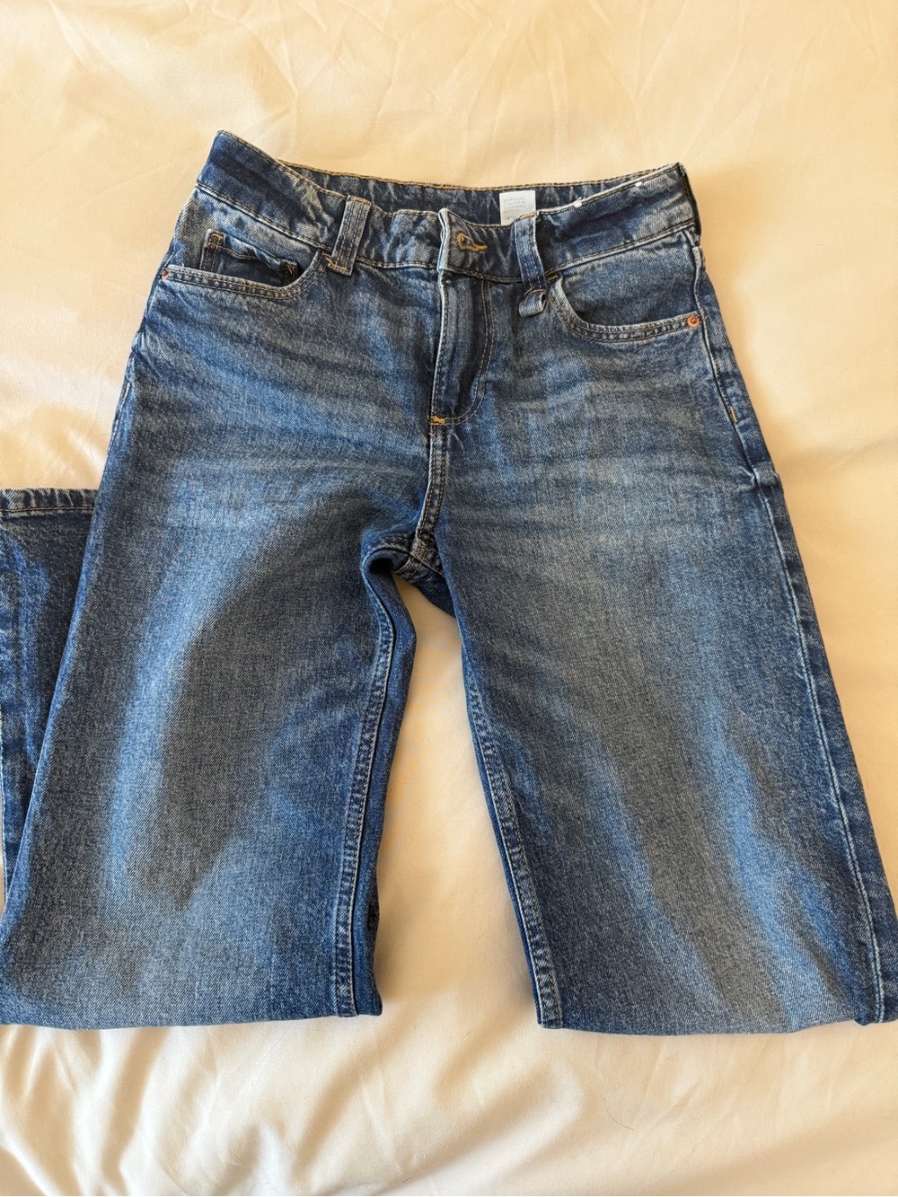 Girls Baggy Low Waist Jeans